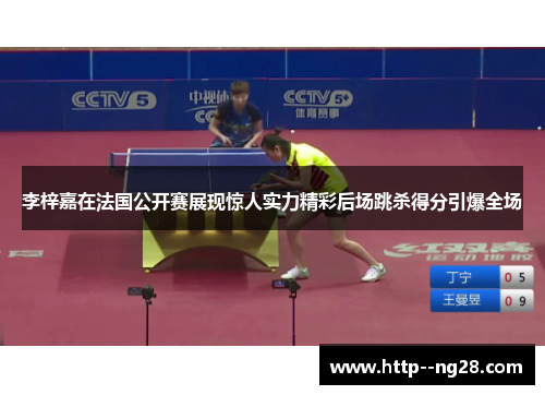 李梓嘉在法国公开赛展现惊人实力精彩后场跳杀得分引爆全场 李梓嘉在法国公开赛展现惊人实力精彩后场跳杀得分引爆全场